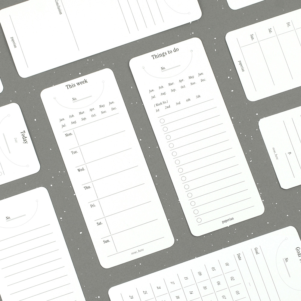 나우히어 북마크 노트 (8종)