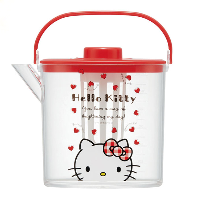 Hello Kitty Red Heart Tea Infuser Bottle 1.2L