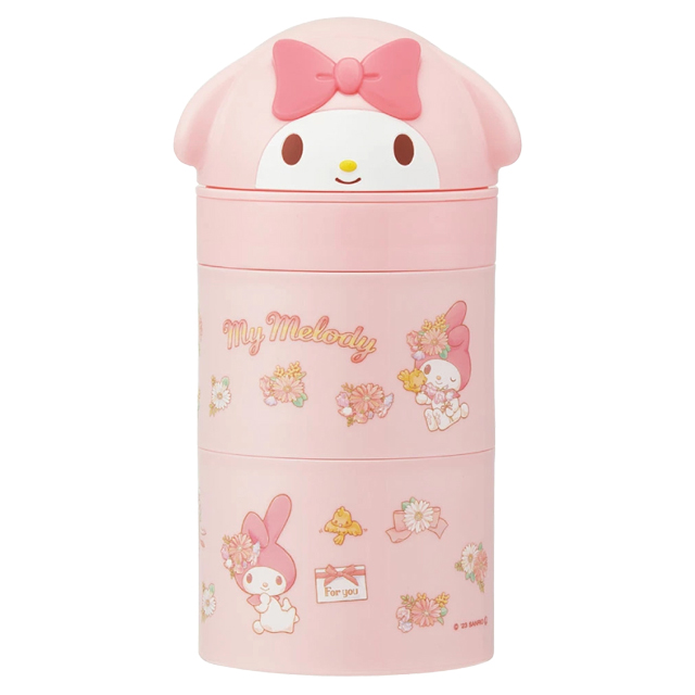 My Melody 3-Tier Round Storage Box