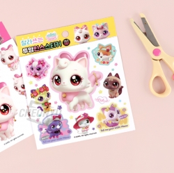 Wishcat Cutting Clear Ins Stickers , 30pcs
