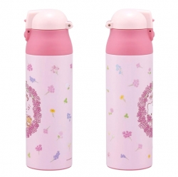 Sanrio Hello Kitty Flower Leath Stainless Thermos Bottle 500ml
