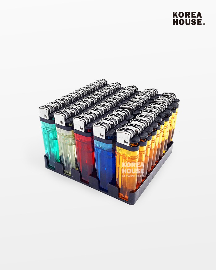 부싯돌라이터 투명 (50개 1세트)