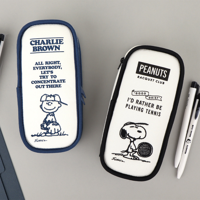 Peanuts Snoopy 75th Anniversary Vintage Line Pen Pouch