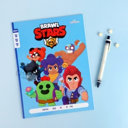 Brawl Stars Large Compartment Notice Note, Set of 8pcs
