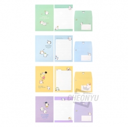 Ohmoknuni Petit Letter Paper with Envelop Set 