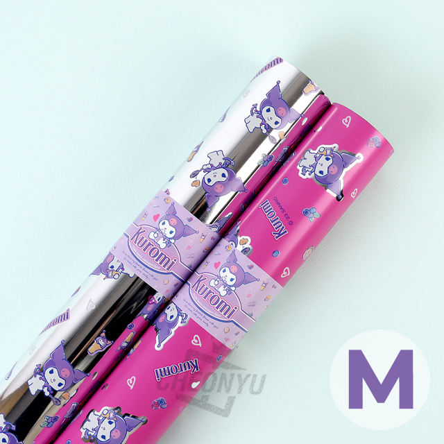 Metal Roll  Kuromi  Wrapping Paper (M), 375mmx15m, Random