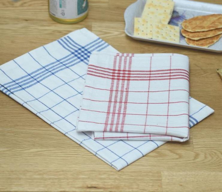 Daily Checkered Linen Fabric Home Napkin