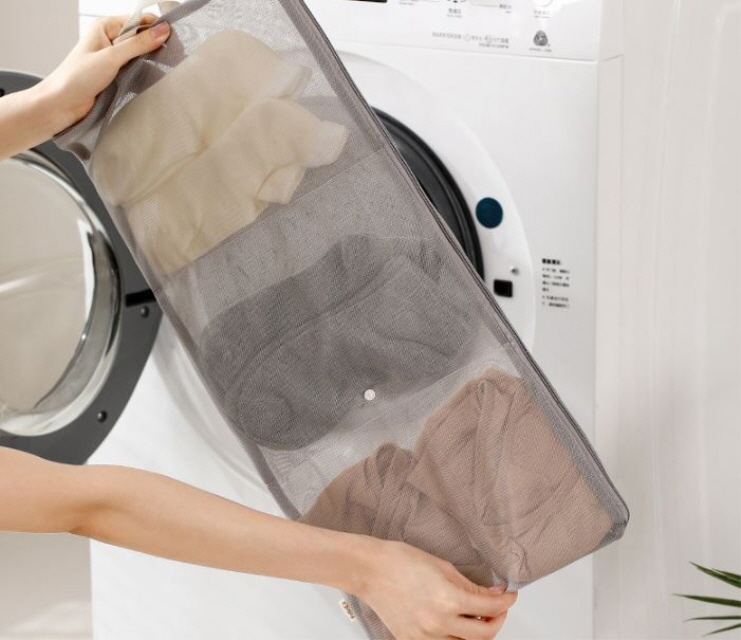 Foldable Underwear Laundry Bag Mesh Wash Bag