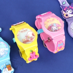Sanrio characters petite watch, 4pcs