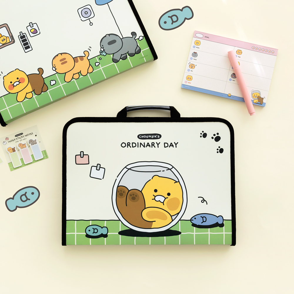 Choonsik Handle Zipper File Case