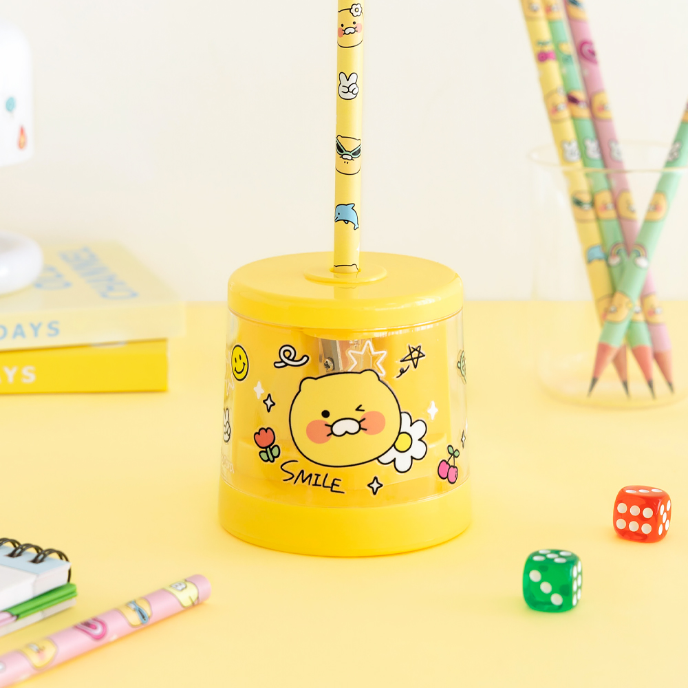 Kakao friends say cheese choonsik Auto pencil sharpener