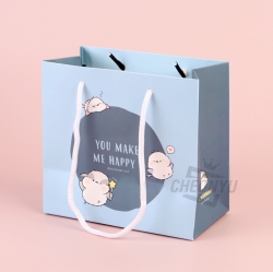 Long-Tailed Tit Mini Shopping Bag, 20ea