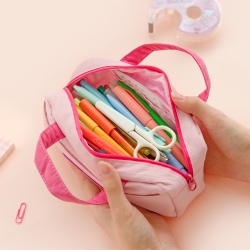 Kakao friends say cheese handle pencil case