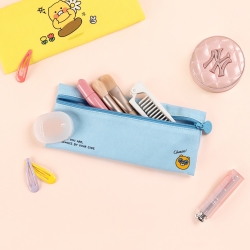 Kakao friends say cheese fabric flat pencil case