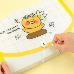 Kakao friends say cheese Accordion Document File, 12Pockets 