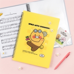 Kakao friends say cheese sprial clear Document File