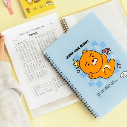 Kakao friends say cheese sprial clear Document File