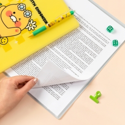 Kakao friends say cheese sprial clear Document File