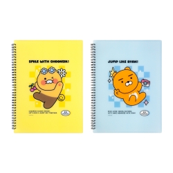 Kakao friends say cheese sprial clear Document File