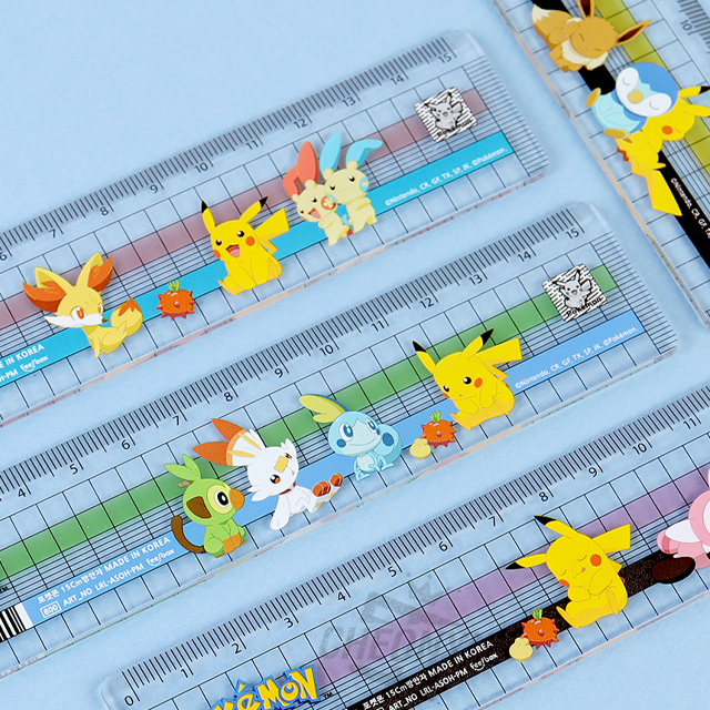 POKEMON 15cm Graph Ruler