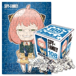 SPYxFAMILY jigsaw puzzle 108pcs mini_Anya Forger Blue