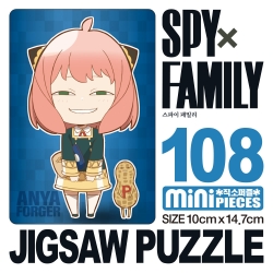 SPYxFAMILY jigsaw puzzle 108pcs mini_Anya Forger Blue