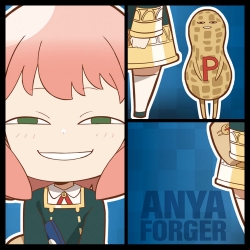 SPYxFAMILY jigsaw puzzle 108pcs mini_Anya Forger Blue