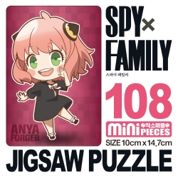SPYxFAMILY jigsaw puzzle 108pcs mini_Anya Forger Coral