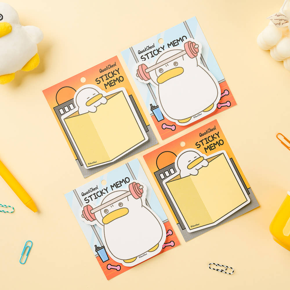 Qwak Cheol Shaped Sticky Notes