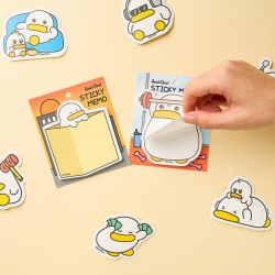 Qwak Cheol Shaped Sticky Notes
