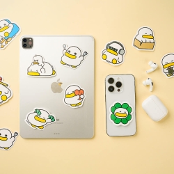 Qwakcheol Tin Case Sticker Pack (White)