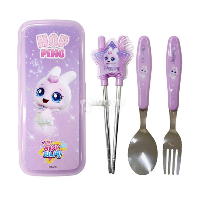 Catch Teenieping 5 Silent Correction Chopsticks Full Set (Hopping)