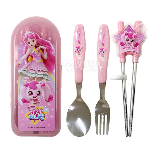 Catch Teenieping 5 All-in-One Corrective Chopsticks Set(Heartsping)
