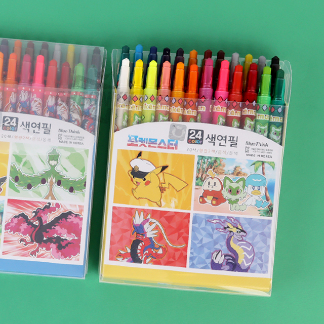Pokemon 24Colors Colored Pencil, Random