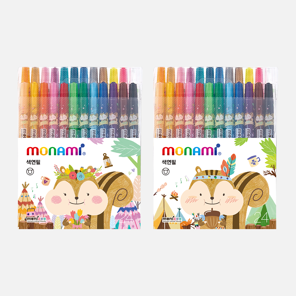 MONIZOO sharp style 24 colored pencil 