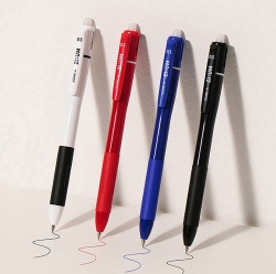 Erasable Gel Ink Pen 0.5mm Black + Eraser