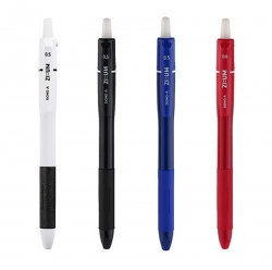 Erasable Gel Ink Pen 0.5mm Black + Eraser
