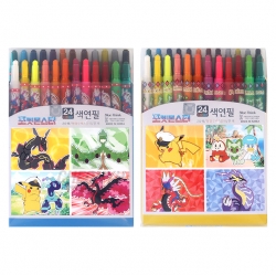 Pokemon 24Colors Colored Pencil, Random