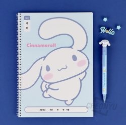 Sanrio 10-Column Korean Notebook, 8pcs