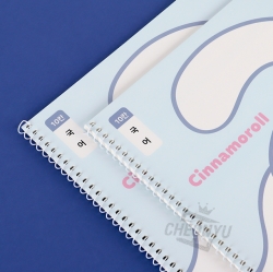 Sanrio 10-Column Korean Notebook, 8pcs