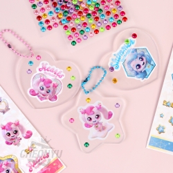 Catch Teenieping Making Sticker Keyring, Random