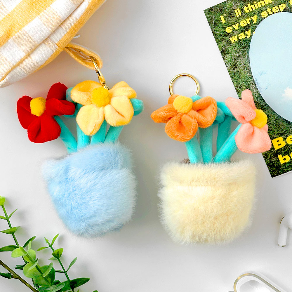 플라워 화분 키링