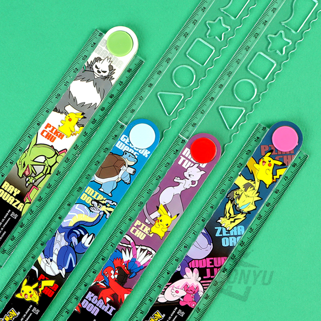 POKEMON 30cm Folding Ruler 40pcs
