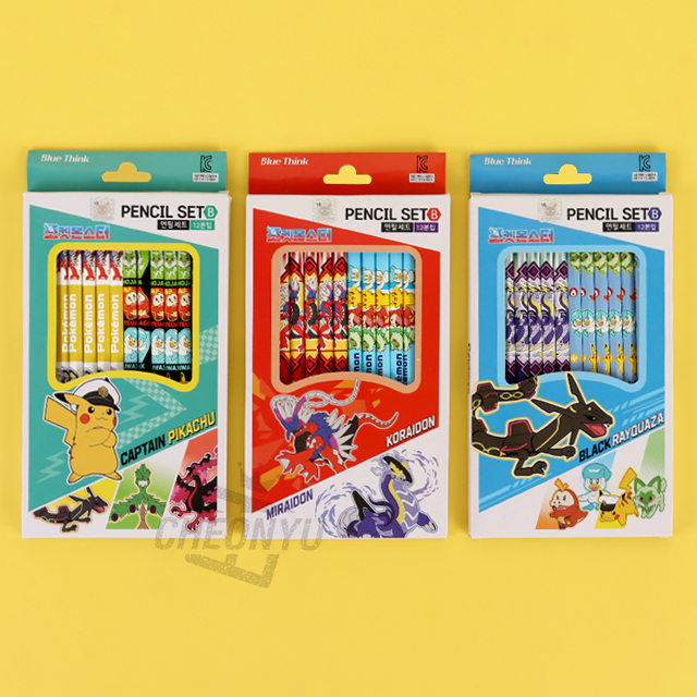 New Pokemon Pencil 12P Set, Random