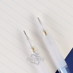 SIMPLE Pastel Transparent Mechanical Pencil,Set of 24ea