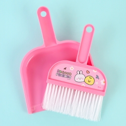 Dust Pan and Brush Set Pink