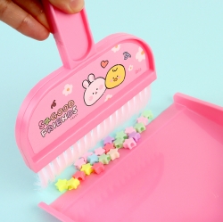 Dust Pan and Brush Set Pink