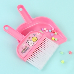 Dust Pan and Brush Set Pink