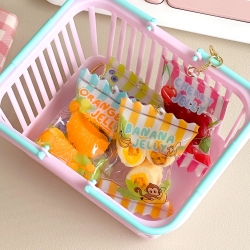 Soft and Squishy Fruit Jelly Keyring