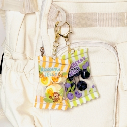 Soft and Squishy Fruit Jelly Keyring